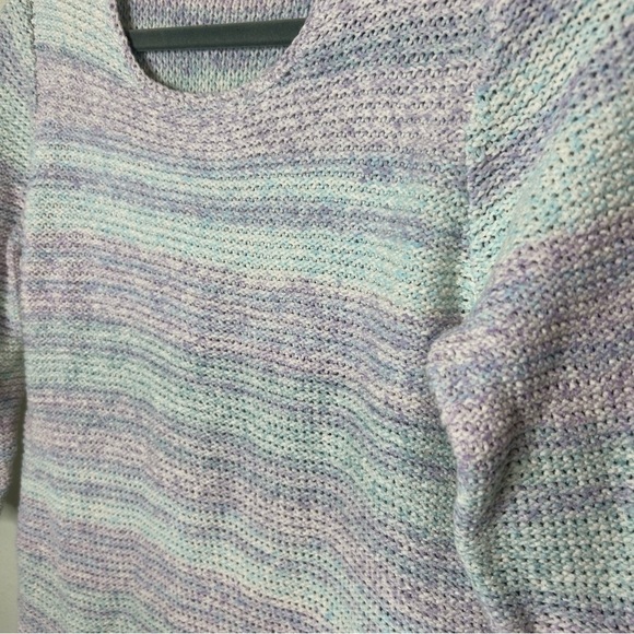 J. Jill 100% Cotton Knit Pastel Sweater Size XS Petite - Picture 5 of 6